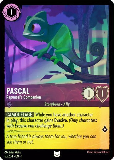 Pascal - Rapunzel's Companion ( Cold Foil ) - Con T de Tlacuache - Ravensburger