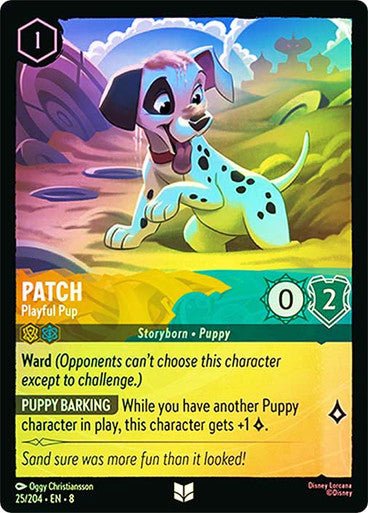 Patch - Playful Pup (Cold Foil) - Con T de Tlacuache - Ravensburger