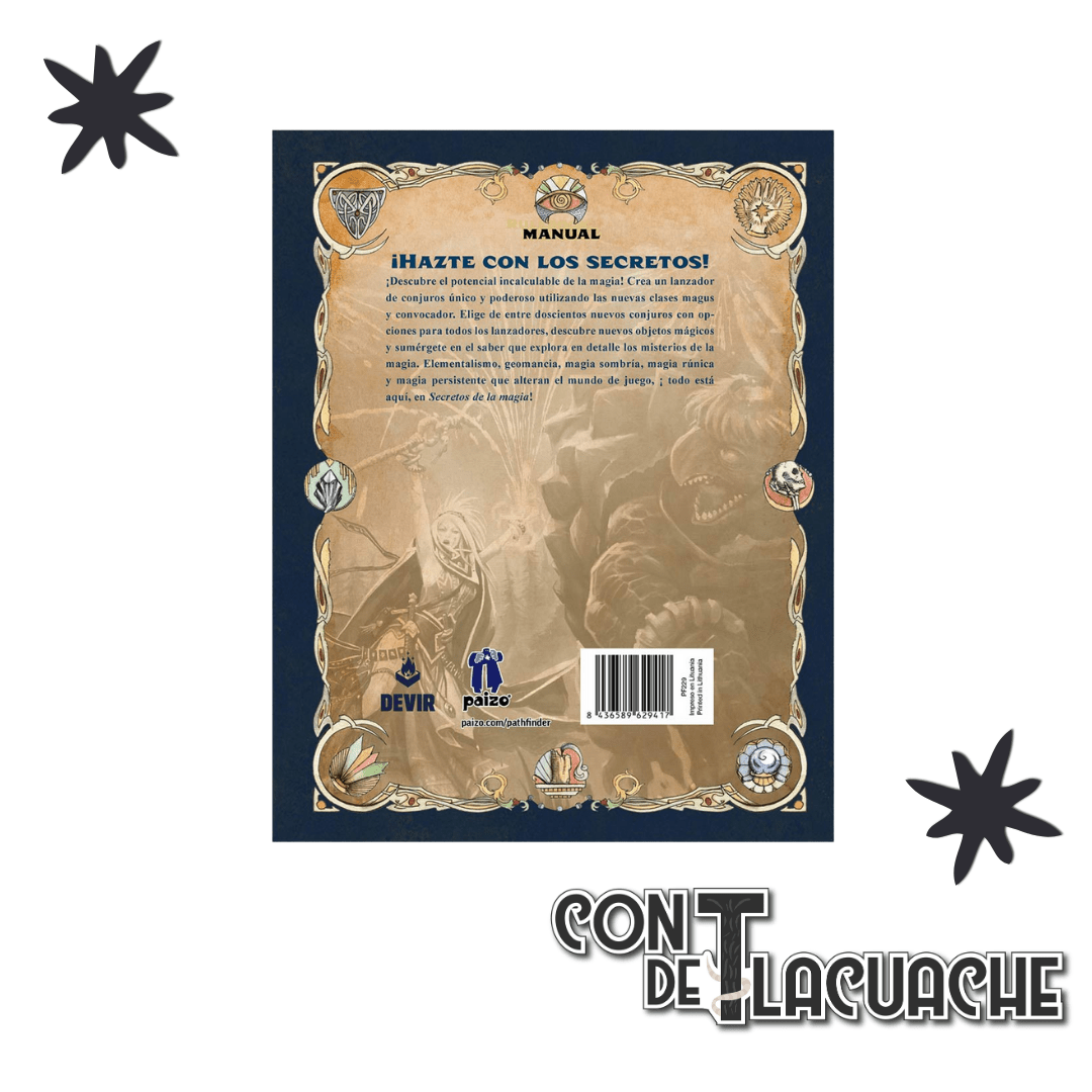 Pathfinder 2a Edición: Secretos de la Magia | Devir - Con T de Tlacuache - Devir