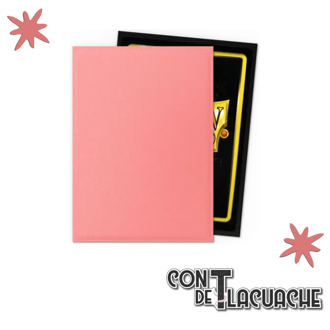 Peach Matte Dual Standard 100pz | Dragon Shield - Con T de Tlacuache - Dragonshield