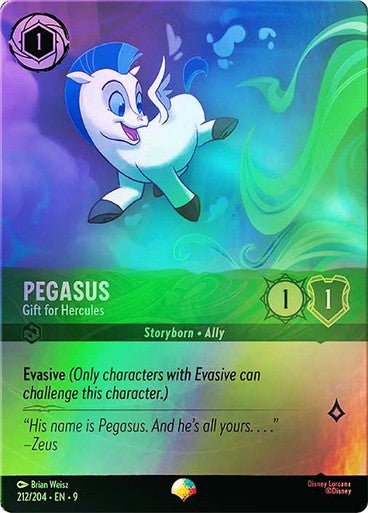 Pegasus - Gift for Hercules (Rainbow Foil) - Con T de Tlacuache - Ravensburger