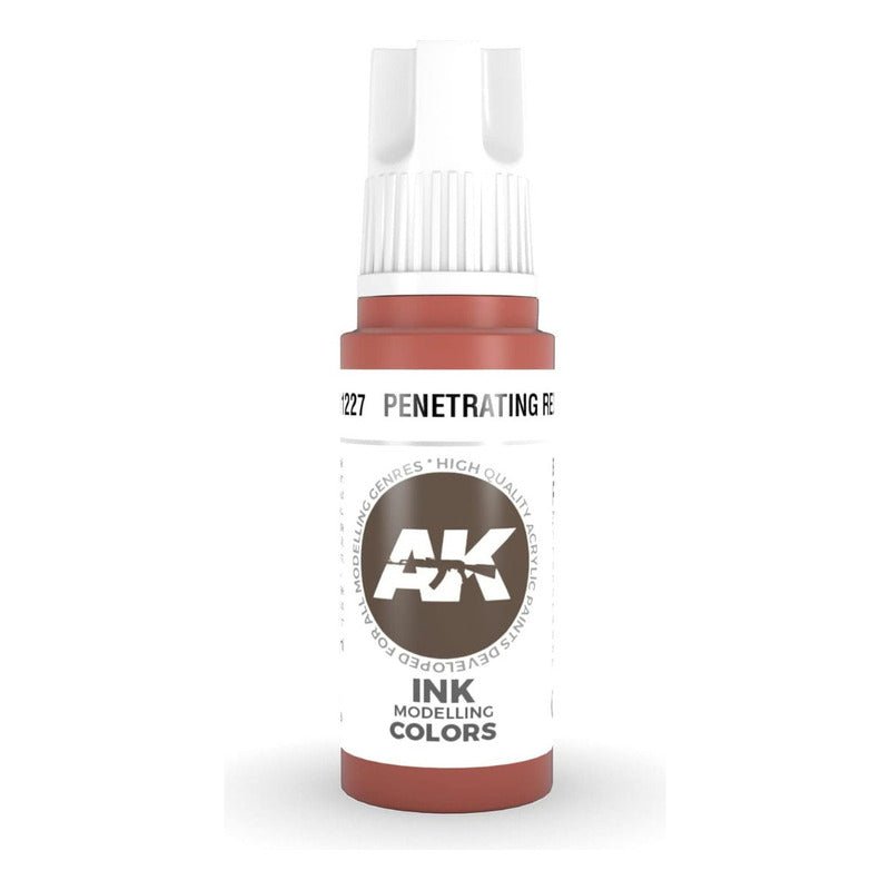 Penetrating Red Ink 17Ml | Ak Interactive - Con T de Tlacuache - AK Interactive