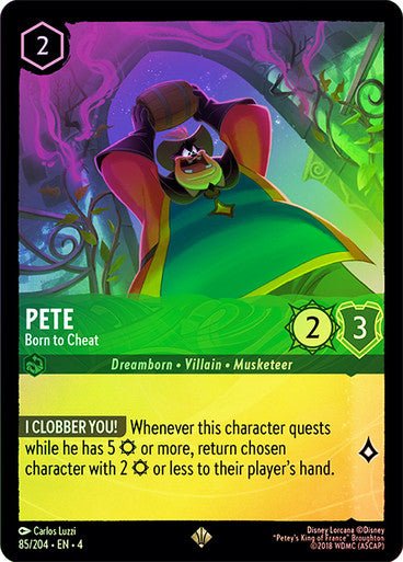 Pete - Born to Cheat ( Cold Foil ) | Ravesburger - Con T de Tlacuache - Ravensburger