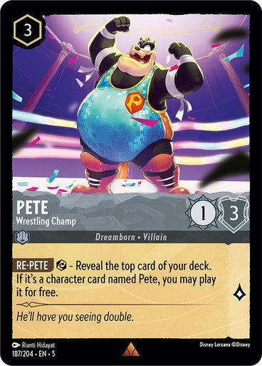 Pete - Wrestling Champ (Non - foil ) - Con T de Tlacuache - Ravensburger