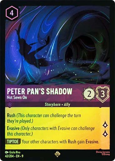 Peter Pan's Shadow - Not Sewn On (Cold Foil) - Con T de Tlacuache - Ravensburger