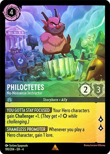 Philoctetes - No - Nonsense Instructor ( Cold Foil ) | Ravesburger - Con T de Tlacuache - Ravensburger
