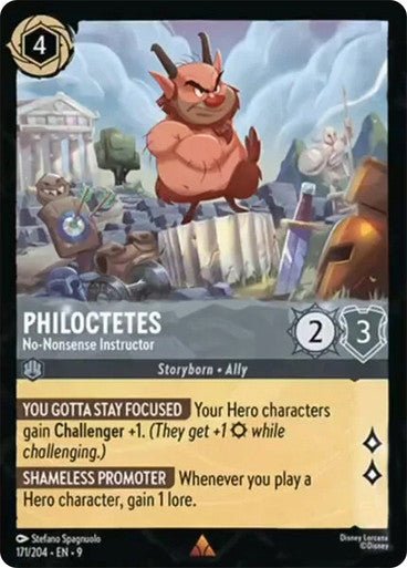 Philoctetes - No - Nonsense Instructor (Non - foil) - Con T de Tlacuache - Ravensburger