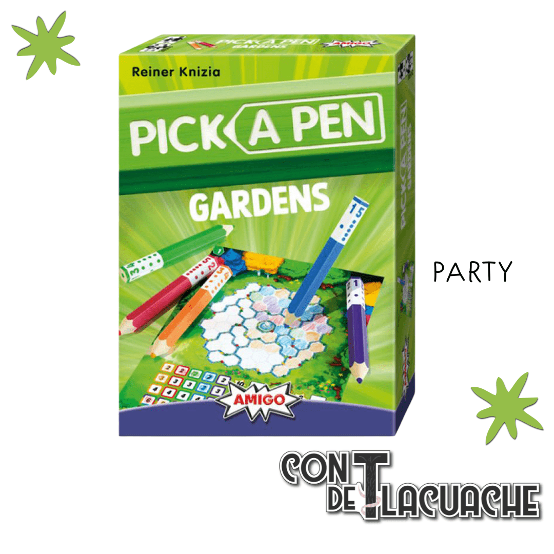 Gioco Da Tavolo AMIGO Pick A Pen: Giardini | Gioco Di Disegno E Scrittura Con Matite Colorate, Per Famiglie, Età 8+ - 4