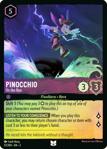 Pinocchio - On the Run (Cold Foil) - Con T de Tlacuache - Ravensburger