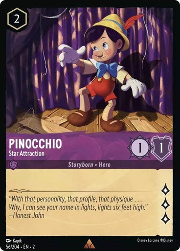 Pinocchio - Star Attraction (Non - foil) - Con T de Tlacuache - Ravensburger