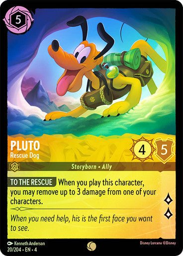 Pluto - Rescue Dog ( Cold Foil ) | Ravesburger - Con T de Tlacuache - Ravensburger