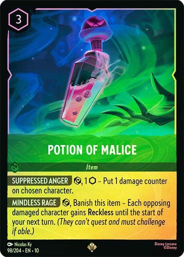 Potion of Malice (Cold Foil) - Con T de Tlacuache - Ravensburger