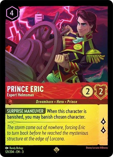 Prince Eric - Expert Helmsman (Cold Foil) - Con T de Tlacuache - Ravensburger