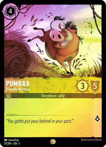 Pumbaa - Friendly Warthog ( Cold Foil ) - Con T de Tlacuache - Ravensburger
