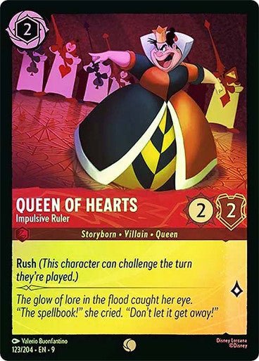 Queen of Hearts - Impulsive Ruler (Cold Foil) - Con T de Tlacuache - Ravensburger