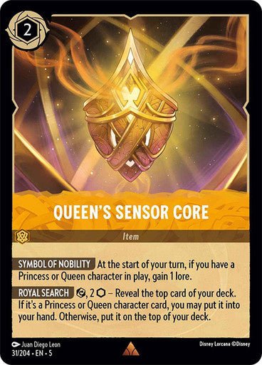 Queen's Sensor Core (Non - foil ) - Con T de Tlacuache - Ravensburger