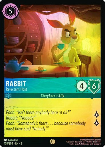 Rabbit - Reluctant Host (Cold Foil) - Con T de Tlacuache - Ravensburger