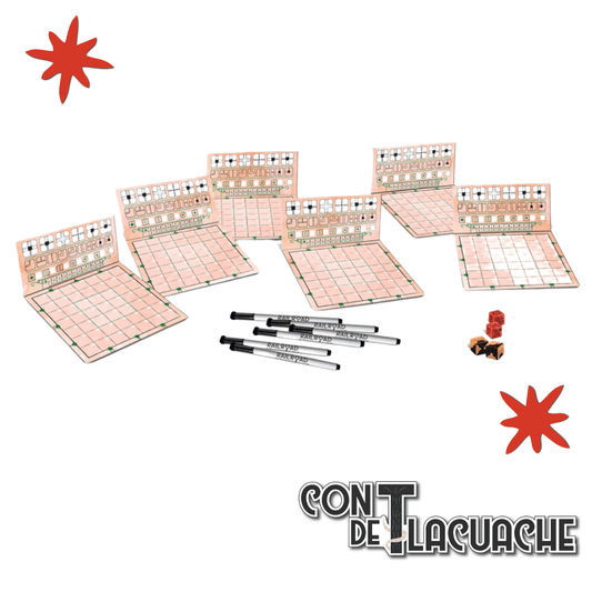 Railroad Ink: Red | Horrible Guild - Con T de Tlacuache - Horrible Guild