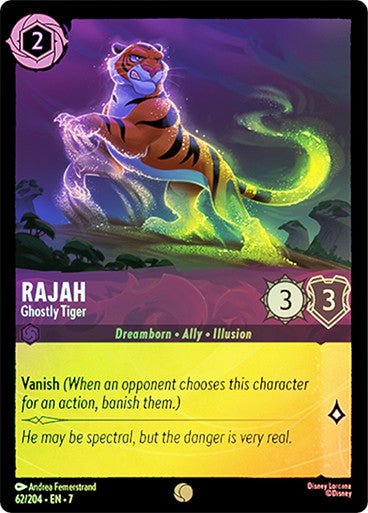 Rajah - Ghostly Tiger (Cold Foil) - Con T de Tlacuache - Ravensburger