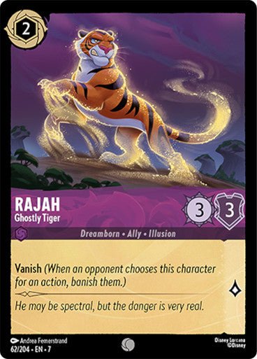 Rajah - Ghostly Tiger (Non - foil) - Con T de Tlacuache - Ravensburger