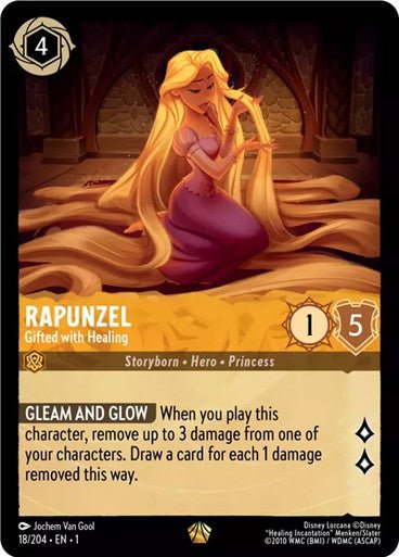 Rapunzel - Gifted with Healing ( Non - foil ) - Con T de Tlacuache - Ravensburger