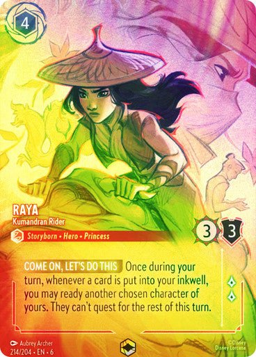 Raya - Kumandran Rider ( Inkwash Foil ) - Con T de Tlacuache - Ravensburger