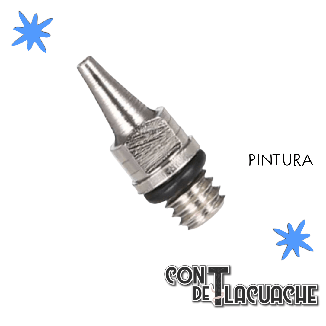 Recambio Obturador Aerografo 0,2Mm Spare Airbrush Nozzles 0,2Mm | Green Stuff World - Con T de Tlacuache - Green Stuff World