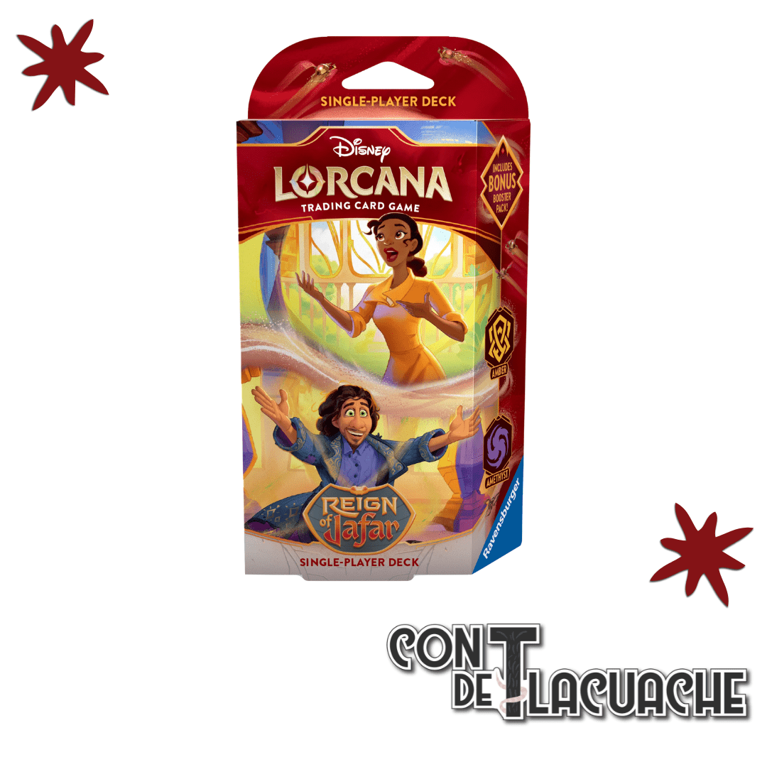 Reign of Jafar Starter Deck Amber & Amethist | Ravensburger - Con T de Tlacuache - Lorcana