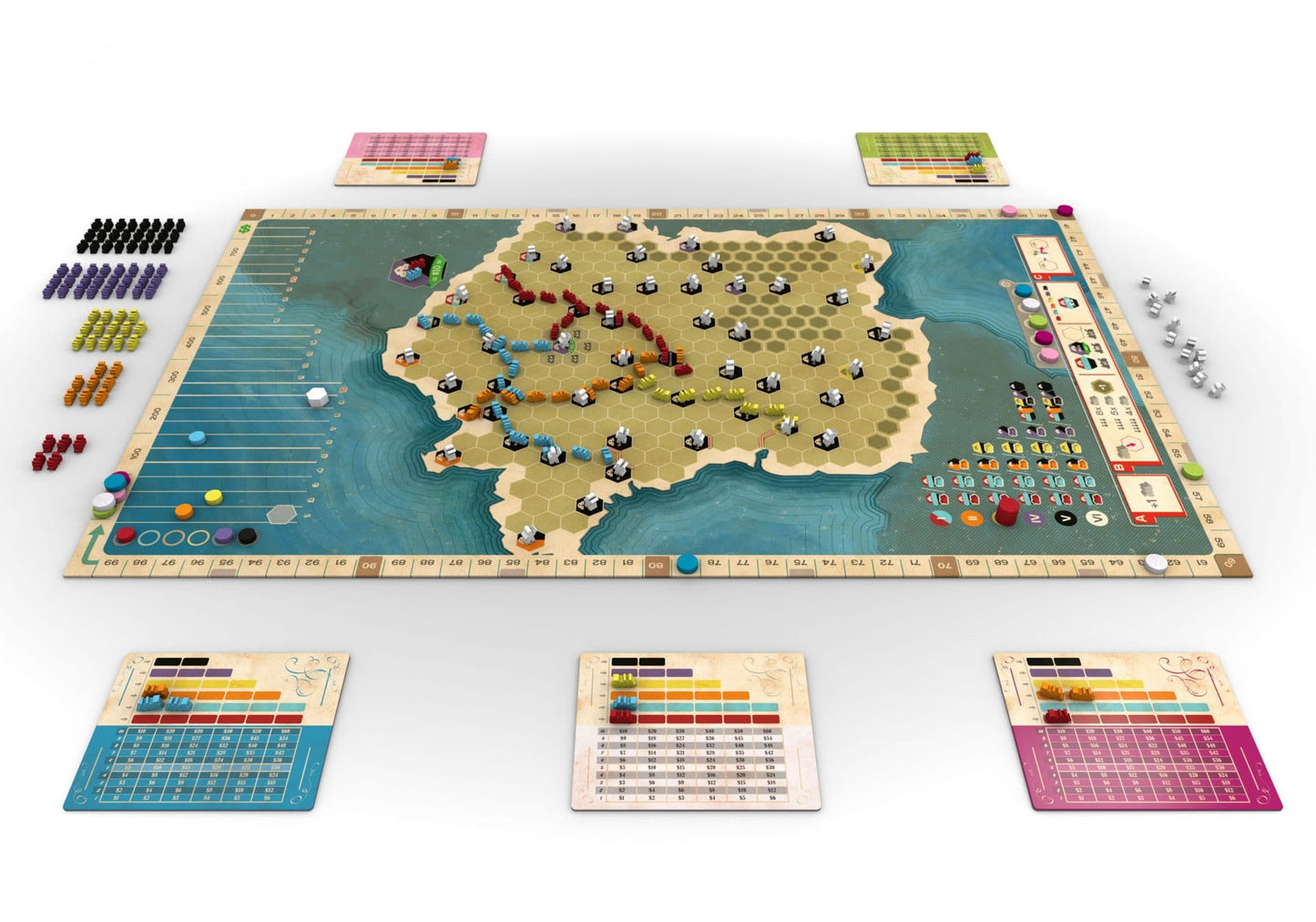 Ride the Rails France and France | Capstone Games - Con T de Tlacuache - Capstone Games