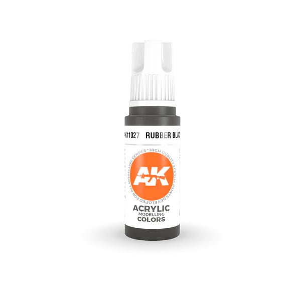 Rubber Black 17Ml | Ak Interactive - Con T de Tlacuache - AK Interactive