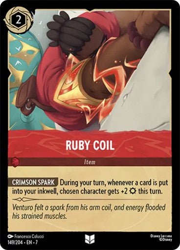Ruby Coil (Non - foil) - Con T de Tlacuache - Ravensburger
