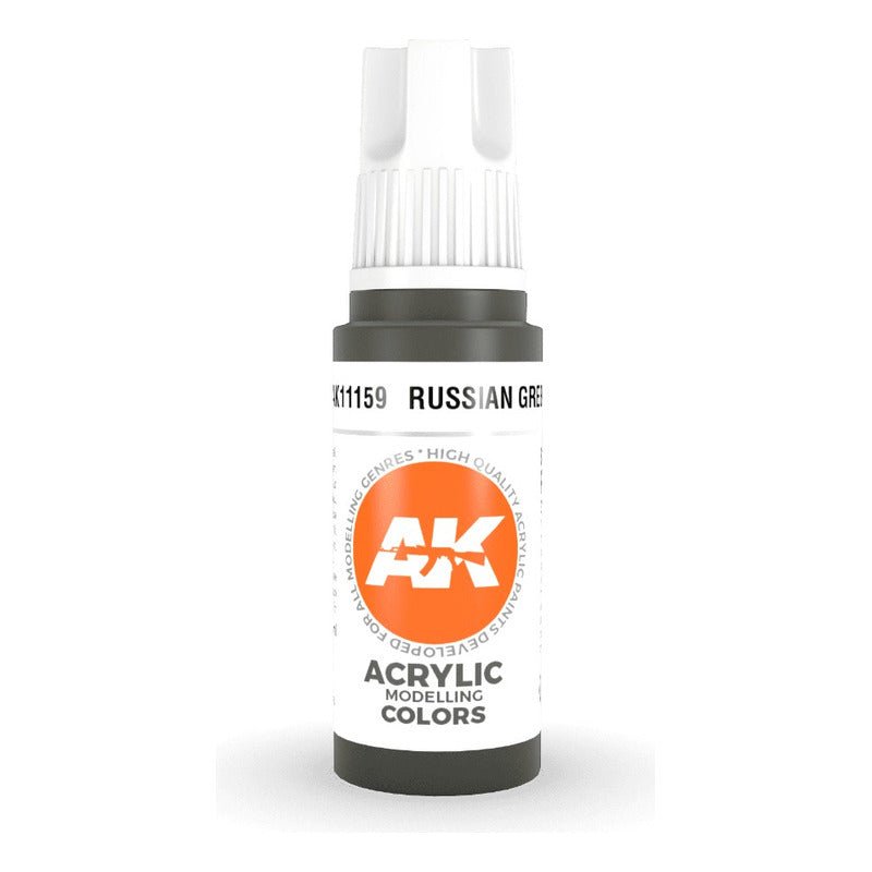 Russian Green 17Ml | Ak Interactive - Con T de Tlacuache - AK Interactive