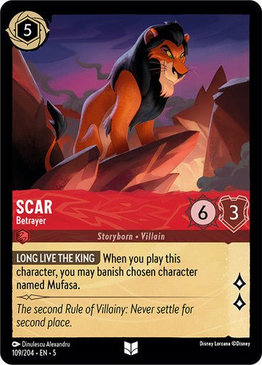 Scar - Betrayer (Non - foil ) - Con T de Tlacuache - Ravensburger