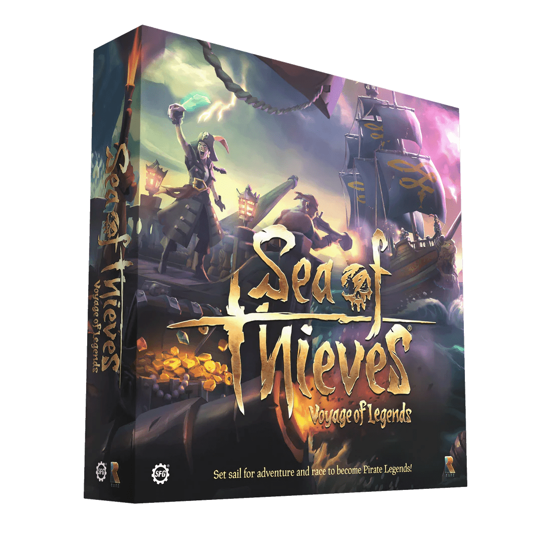 Sea of Thieves Voyage of Legends Board Game | Steamforged - Con T de Tlacuache - Steam Forged