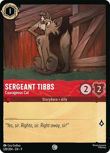 Sergeant Tibbs (Non - foil) - Con T de Tlacuache - Ravensburger