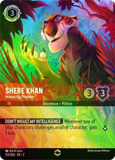 Shere Khan - Menacing Predator (Inkwash Foil) - Con T de Tlacuache - Ravensburger