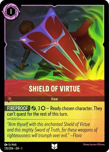 Shield of Virtue ( Cold Foil ) - Con T de Tlacuache - Ravensburger