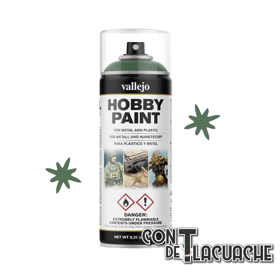 Sick Green Hobby Paint In Spray 400ml (28028) | Vallejo - Con T de Tlacuache - Vallejo