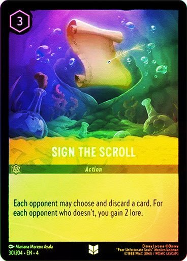 Sign the Scroll ( Cold Foil ) | Ravesburger - Con T de Tlacuache - Ravensburger