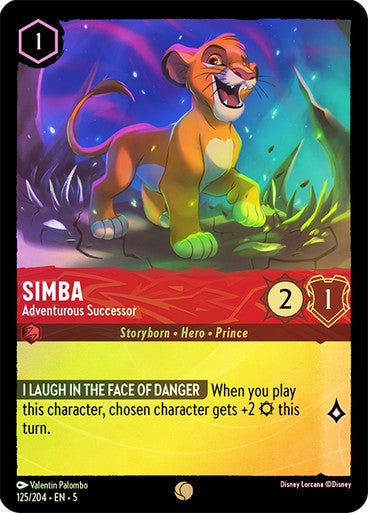 Simba - Adventurous Successor (Cold Foil ) - Con T de Tlacuache - Ravensburger