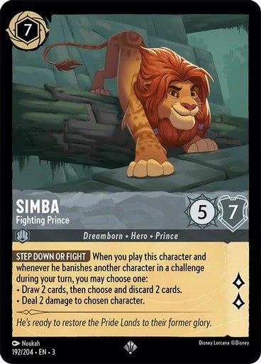 Simba - Fighting Prince (Non - foil) - Con T de Tlacuache - Ravensburger