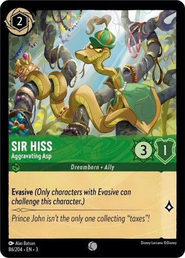 Sir Hiss - Aggravating Asp (Non - foil) - Con T de Tlacuache - Ravensburger