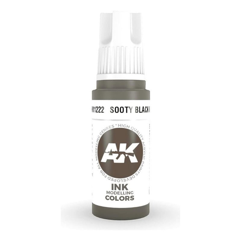 Sooty Black Ink 17Ml | Ak Interactive - Con T de Tlacuache - AK Interactive