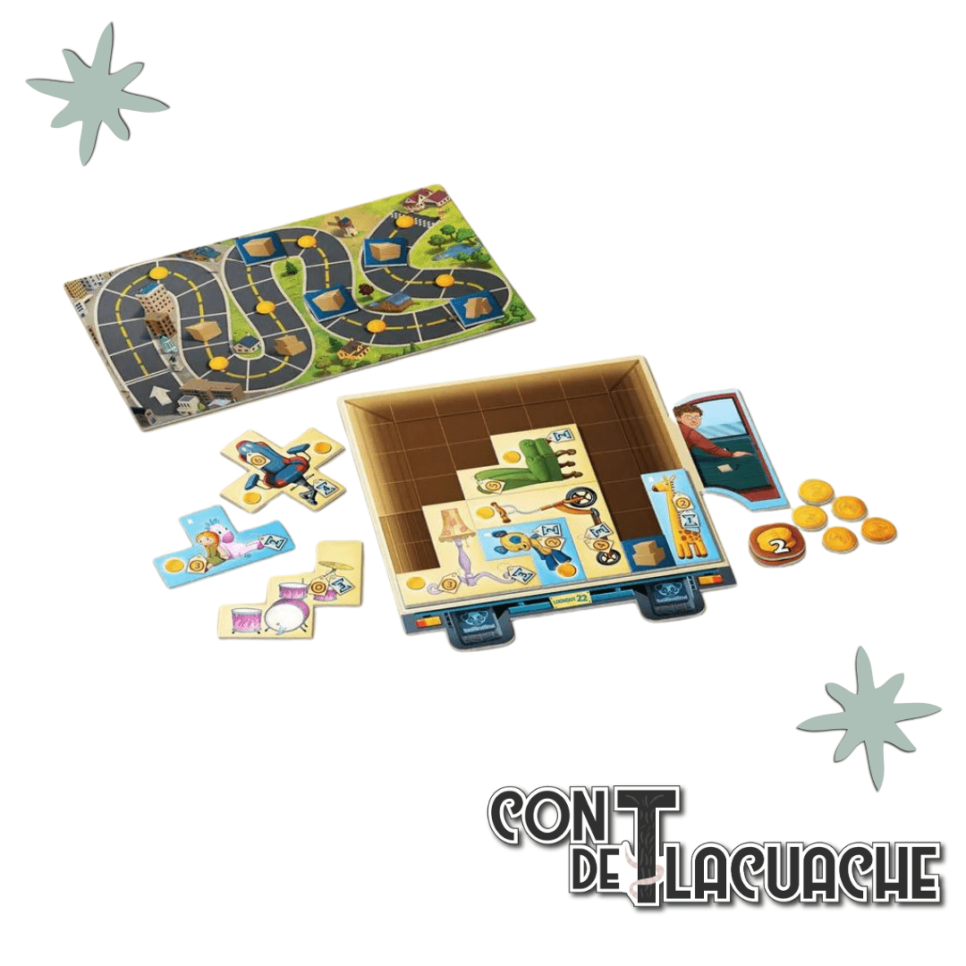 Stack'n Stuff: A Patchwork Game | Lookout Games - Con T de Tlacuache - Lookout Games