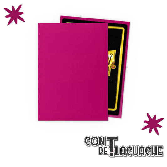 Standard - Matte Magenta (100) | Dragon Shield Sleeves - Con T de Tlacuache - Dragonshield