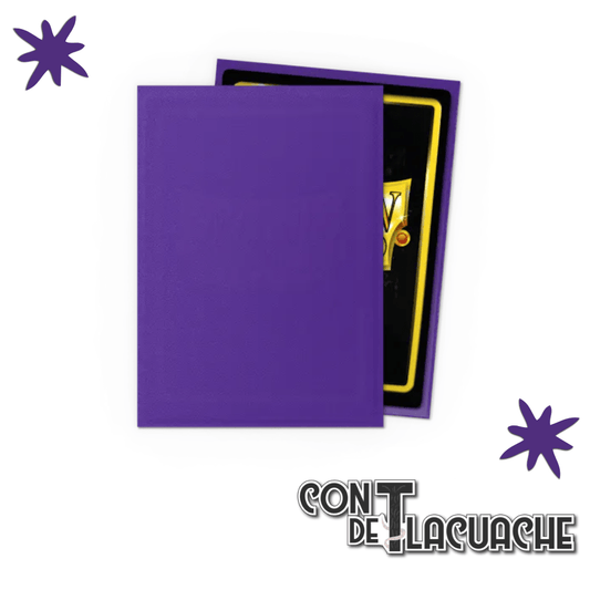 Standard - Matte Purple (100) | Dragon Shield Sleeves - Con T de Tlacuache - Dragonshield