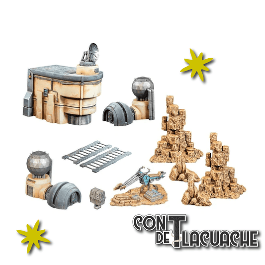Star Wars Shatterpoint Take Cover Terrain Pack | Atomic Mass - Con T de Tlacuache - Atomic Mass
