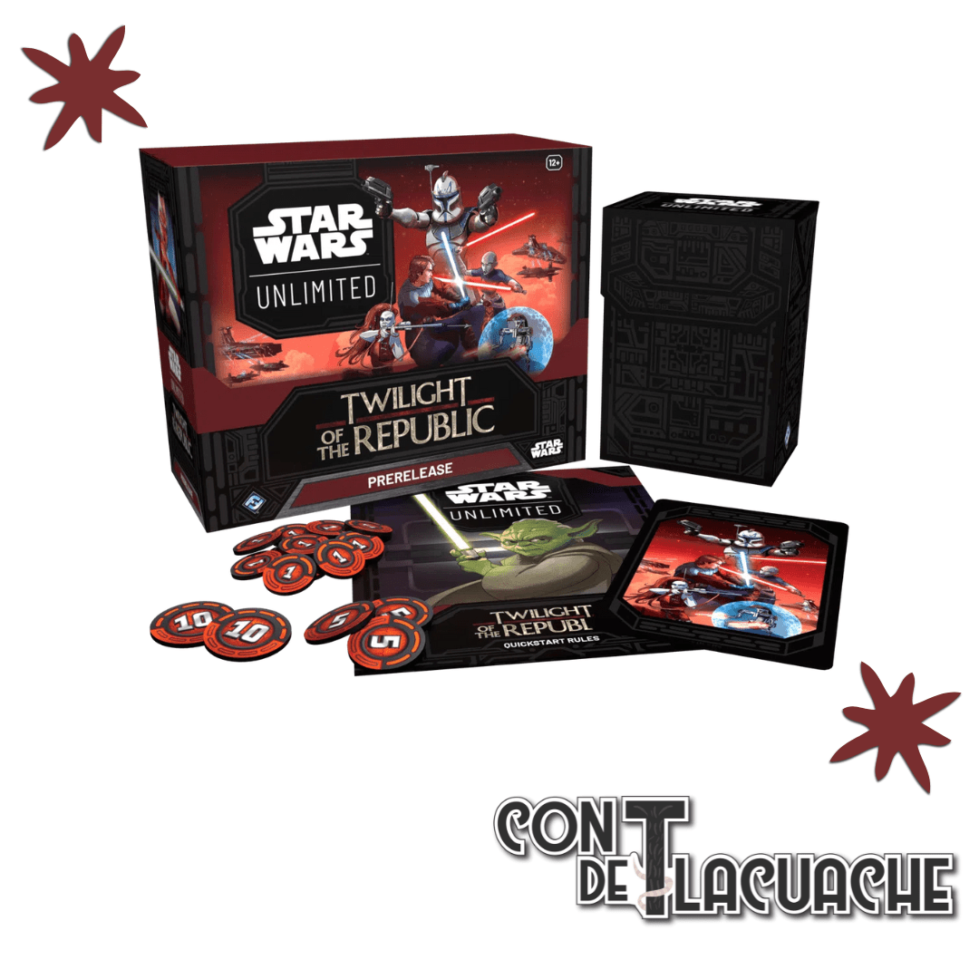 Star Wars: Unlimited – Twilight of the Republic: Prerelease Box - Con T de Tlacuache - Fantasy Flight Games