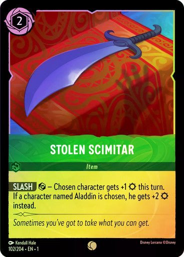 Stolen Scimitar ( Cold Foil ) - Con T de Tlacuache - Ravensburger