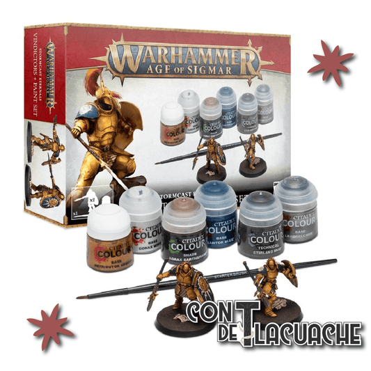 Stormcast Eternals Vindictors + Paints Set | Games Workshop - Con T de Tlacuache - Games Workshop